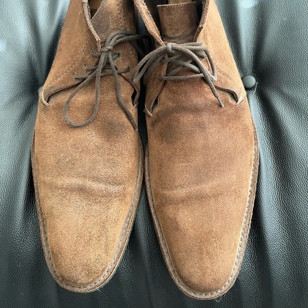 Gucci Men’s Brown Suede Ankle Boots - Picture 2 of 2